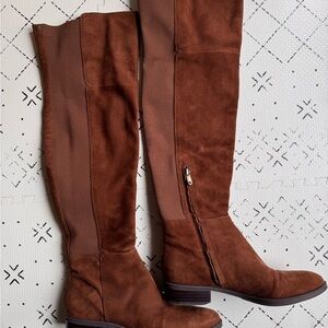 Sam Edelman Brown Over-the-Knee Suede Women's Boots - 8.5